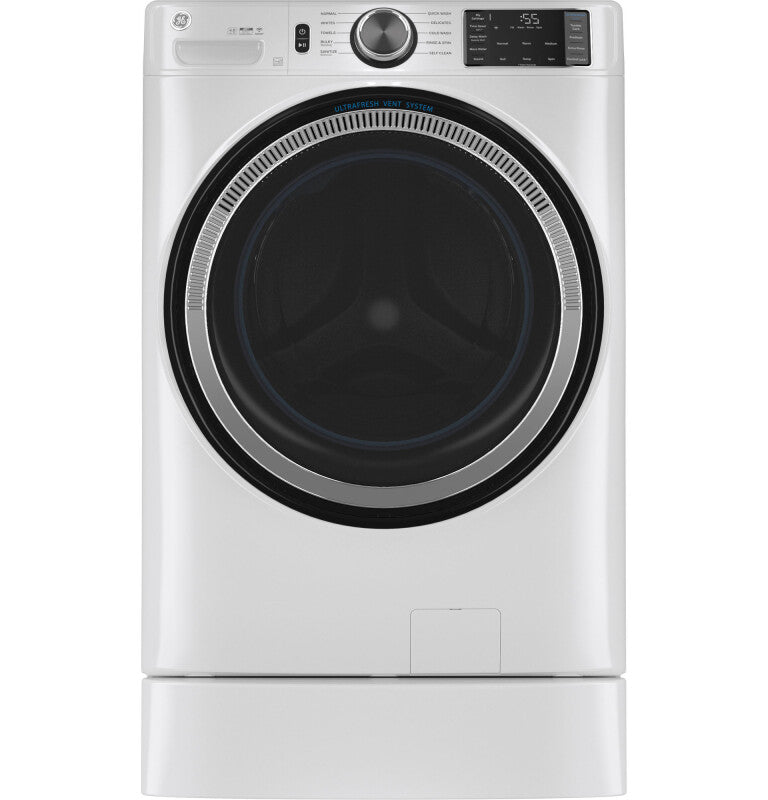 GE 4.8 cu. ft. Capacity Front Load Washer with OdorBlock™ - White (GFW550SSNWW)