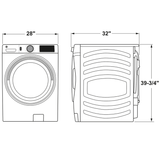 GE 4.8 cu. ft. Capacity Front Load Washer with OdorBlock™ - White (GFW550SSNWW)