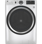 GE  4.8 cu. ft. Capacity Smart Front Load Washer with UltraFresh Vent System with OdorBlock and Sanitize w/Oxi - White (GFW550SSNWW)