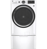 GE 4.8 cu. ft. Capacity Smart Front Load Washer with UltraFresh Vent System with OdorBlock and Sanitize w/Oxi - White (GFW550SSNWW)