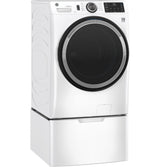 GE  4.8 cu. ft. Capacity Smart Front Load Washer with UltraFresh Vent System with OdorBlock and Sanitize w/Oxi - White (GFW550SSNWW)