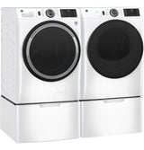 GE  4.8 cu. ft. Capacity Smart Front Load Washer with UltraFresh Vent System with OdorBlock and Sanitize w/Oxi - White (GFW550SSNWW)