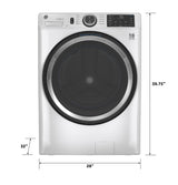 GE 4.8 cu. ft. Capacity Smart Front Load Washer with UltraFresh Vent System with OdorBlock and Sanitize w/Oxi - White (GFW550SSNWW)