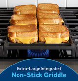 GE 30" Free-Standing Gas Convection Range with No Preheat Air Fry and EasyWash Oven Tray - Stainless Steel (GGF600AVSS)