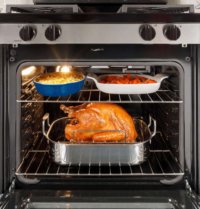 GE 30" Slide-In Front Control Gas Range - Stainless Steel (GGS500SVSS)
