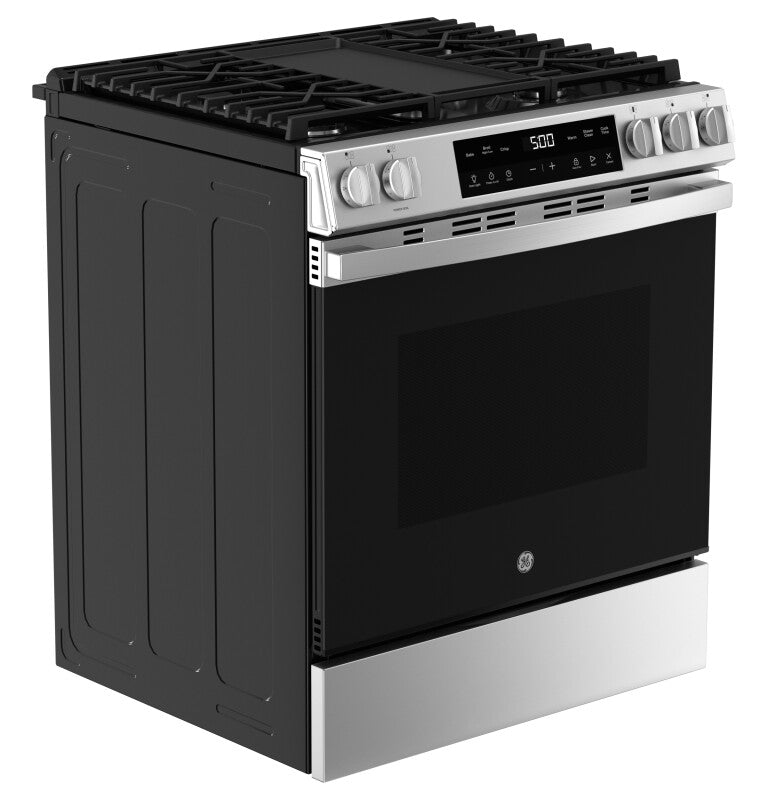 GE 30" Slide-In Front Control Gas Range - Stainless Steel (GGS500SVSS)