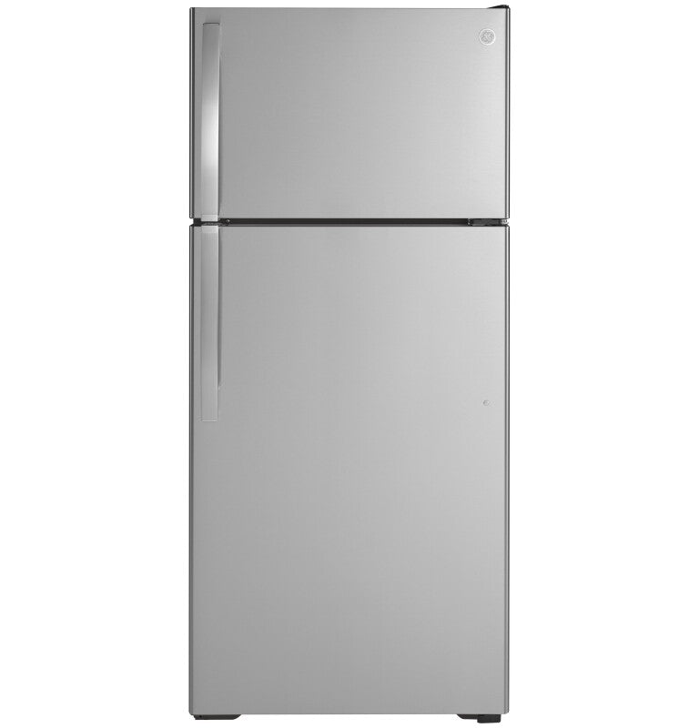 GE 28-Inch 16.6 Cu. Ft. Top-Freezer Refrigerator - Stainless Steel (GIE17GSNRSS)