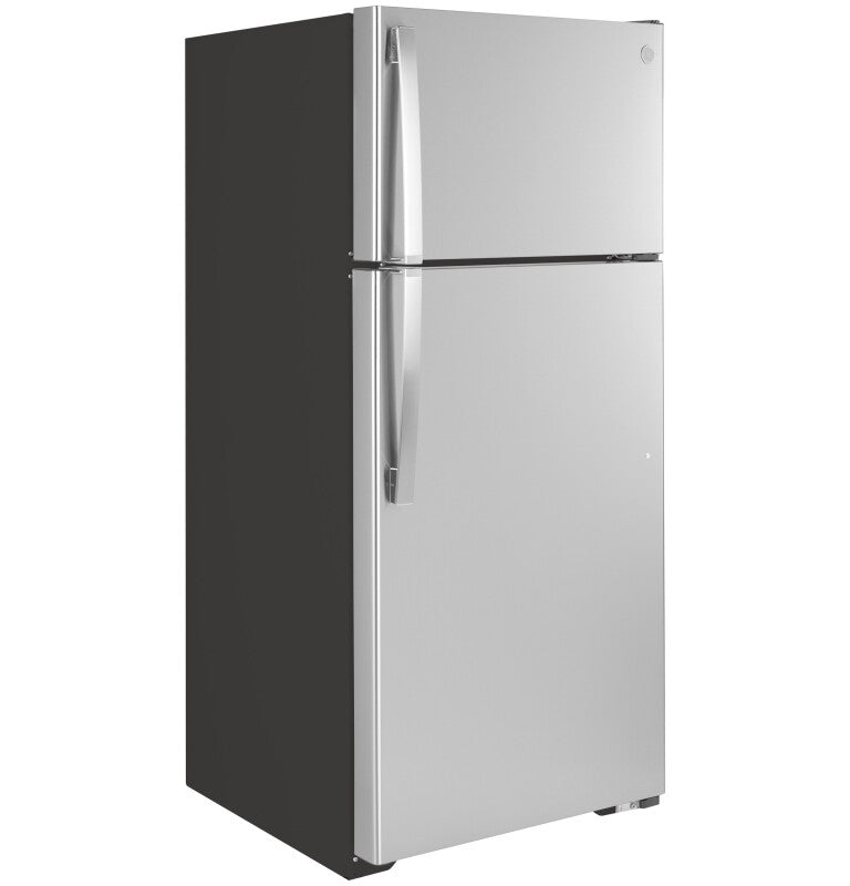 GE 28-Inch 16.6 Cu. Ft. Top-Freezer Refrigerator - Stainless Steel (GIE17GSNRSS)