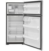 GE 28-Inch 16.6 Cu. Ft. Top-Freezer Refrigerator - Stainless Steel (GIE17GSNRSS)