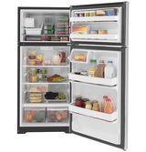 GE 16.6 Cu. Ft. Top-Freezer Refrigerator - Gray (GIE17GSNRSS)