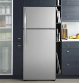 GE 16.6 Cu. Ft. Top-Freezer Refrigerator - Gray (GIE17GSNRSS)