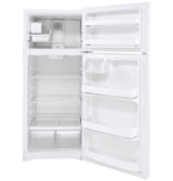 GE 28-Inch 17.5 Cu. Ft. Top-Freezer Refrigerator - White (GIE18DTNRWW)