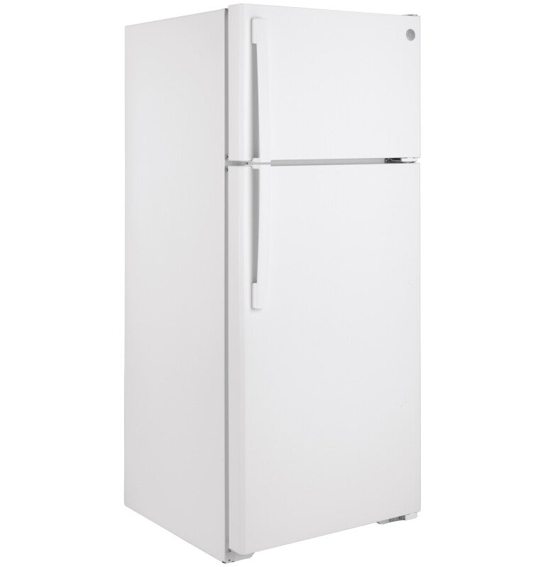 GE 28-Inch 17.5 Cu. Ft. Top-Freezer Refrigerator - White (GIE18DTNRWW)