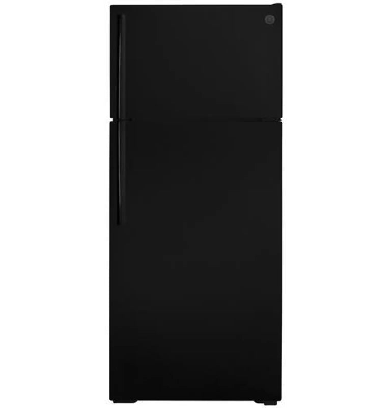 GE 17.5 Cu. Ft. Top-Freezer Refrigerator - Black (GIE18GTNRBB)