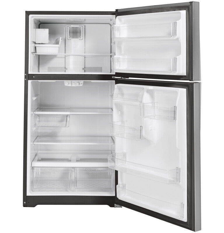 GE 19.2 Cu. Ft. Top-Freezer Refrigerator - Gray (GIE19JSNRSS)