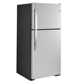 GE 29.8-Inch 19.2 Cu. Ft. Top-Freezer Refrigerator - Stainless Steel (GIE19JSNRSS)