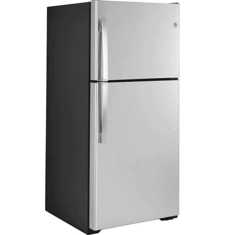 GE 19.2 Cu. Ft. Top-Freezer Refrigerator - Gray (GIE19JSNRSS)