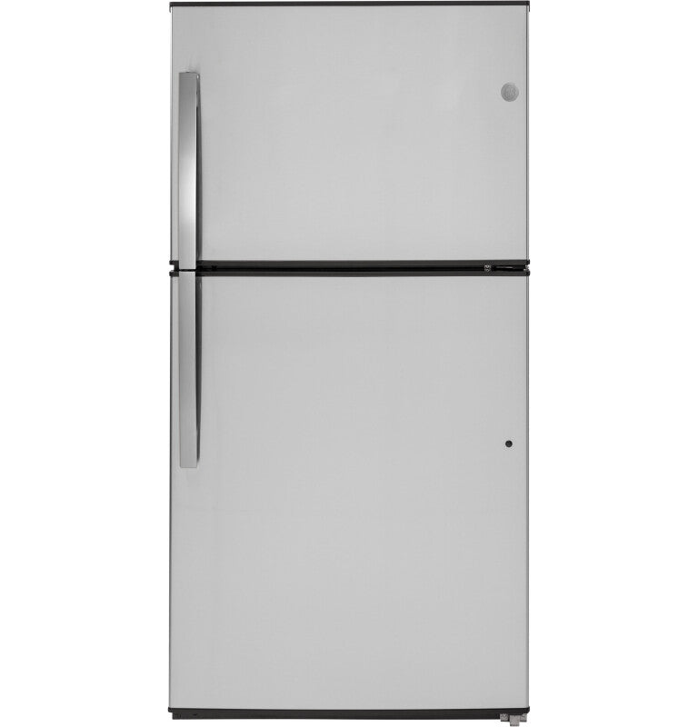 GE 21.1 Cu. Ft. Top-Freezer Refrigerator - Stainless Steel (GIE21GSHSS)