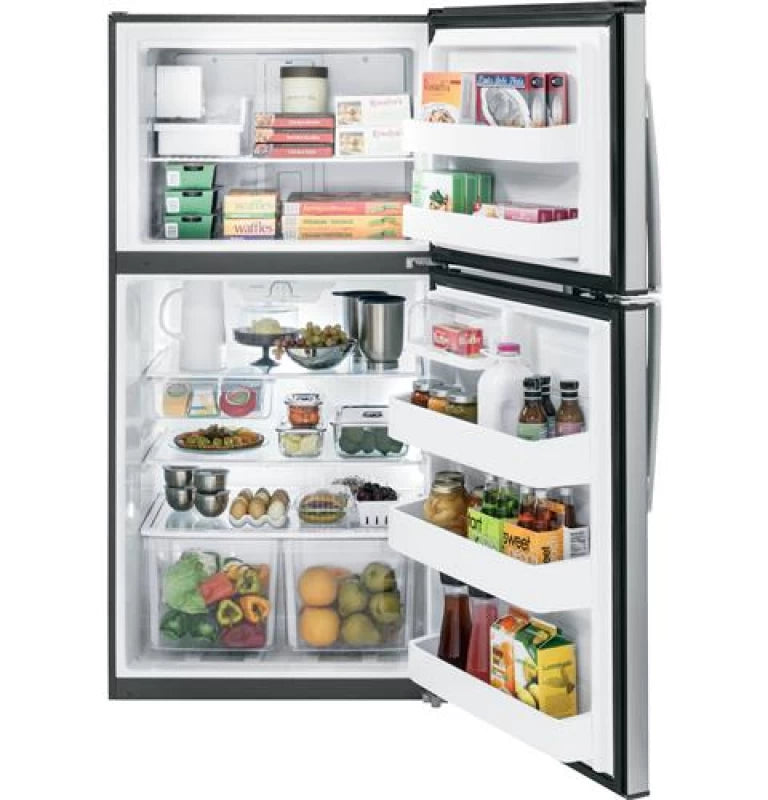 GE 21.1 Cu. Ft. Top-Freezer Refrigerator -  (GIE21GSHSS)