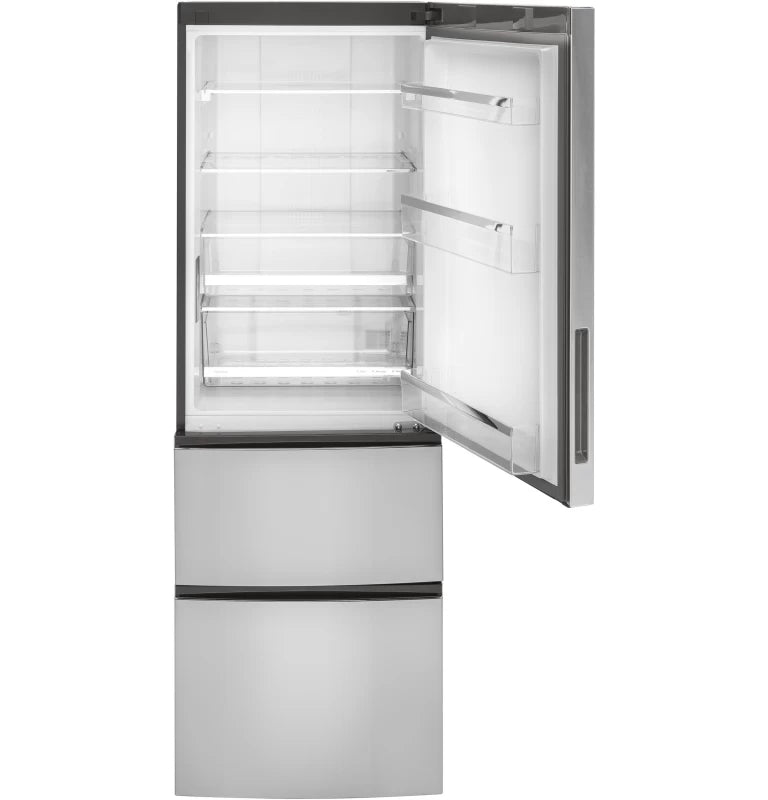 GE 11.9 Cu. Ft. Bottom-Freezer Refrigerator - Gray (GLE12HSPSS)