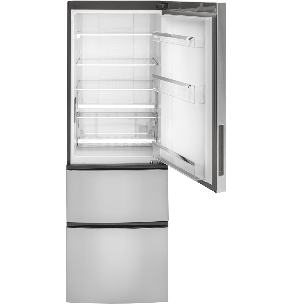 GE  11.9 Cu. Ft. Bottom-Freezer Refrigerator - Stainless Steel (GLE12HSPSS)