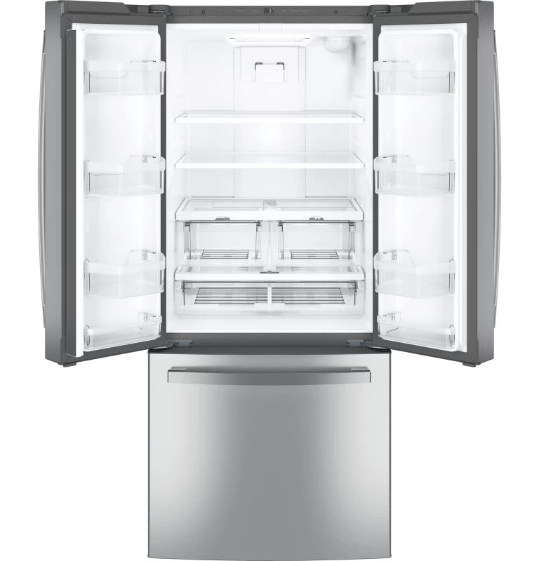 GE 20.8 Cu. Ft. French-Door Refrigerator - Gray (GNE21FYKFS)