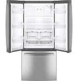 GE 20.8 Cu. Ft. French-Door Refrigerator - Gray (GNE21FYKFS)