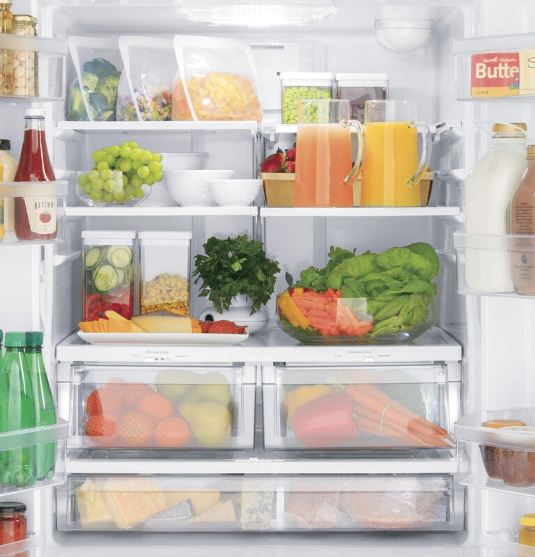GE ENERGY STAR 24.7 Cu. Ft. French-Door Refrigerator - White (GNE25JGKWW)