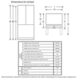 GE 24.7 Cu. Ft. French-Door Refrigerator - White (GNE25JGKWW)