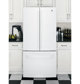GE  24.7 Cu. Ft. French-Door Refrigerator - White (GNE25JGKWW)