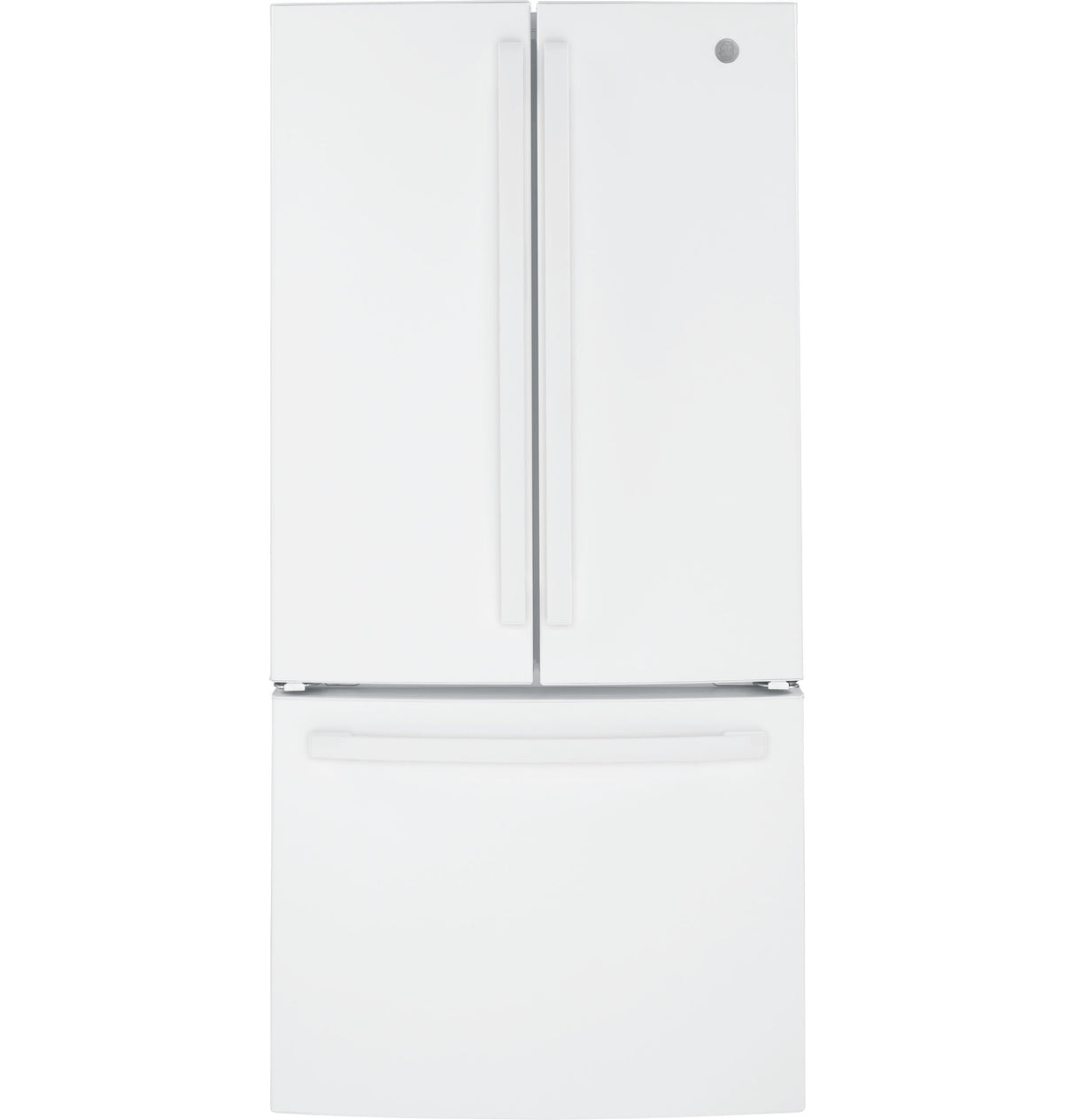 GE ENERGY STAR 24.7 Cu. Ft. French-Door Refrigerator - White (GNE25JGKWW)