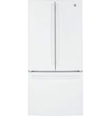 GE ENERGY STAR 24.7 Cu. Ft. French-Door Refrigerator - White (GNE25JGKWW)