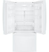 GE ENERGY STAR 24.7 Cu. Ft. French-Door Refrigerator - White (GNE25JGKWW)