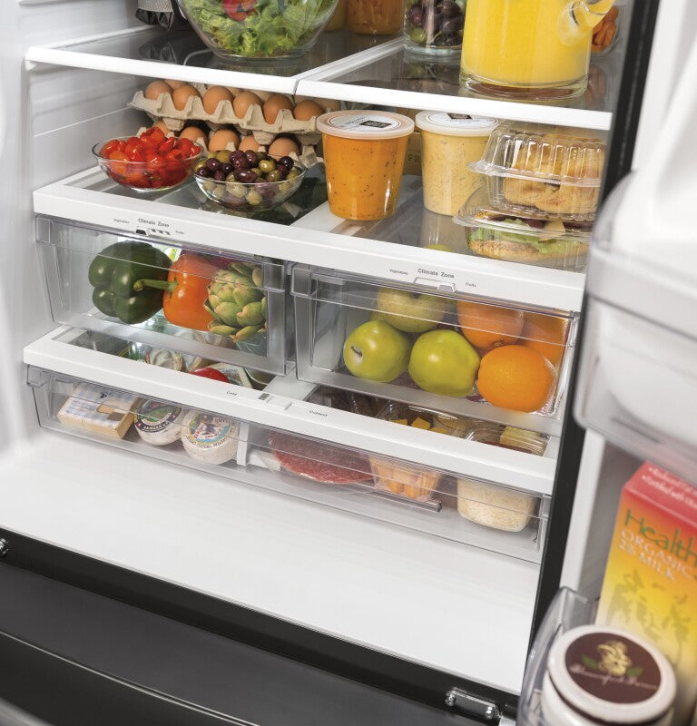 GE 24.7 Cu. Ft. French-Door Refrigerator - Slate (GNE25JMKES)