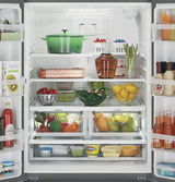 GE  24.7 Cu. Ft. French-Door Refrigerator - Fingerprint Resistant Slate (GNE25JMKES)