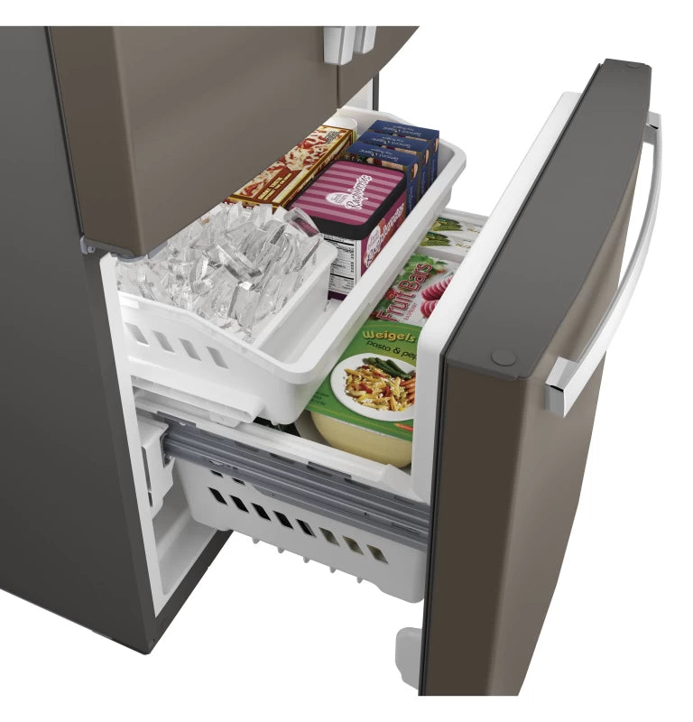 GE 24.7 Cu. Ft. French-Door Refrigerator - Slate (GNE25JMKES)