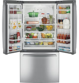 GE  24.7 Cu. Ft. French-Door Refrigerator - Fingerprint Resistant Stainless Steel (GNE25JYKFS)