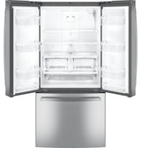 GE 24.7 Cu. Ft. French-Door Refrigerator - Stainless Steel (GNE25JYKFS)