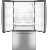 GE  24.7 Cu. Ft. French-Door Refrigerator - Fingerprint Resistant Stainless Steel (GNE25JYKFS)