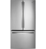 GE 27.0 Cu. Ft. Fingerprint Resistant French-Door Refrigerator - Stainless Steel (GNE27JYMFS)