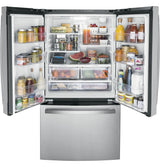 GE  27.0 Cu. Ft. Fingerprint Resistant French-Door Refrigerator - Fingerprint Resistant Stainless Steel (GNE27JYMFS)