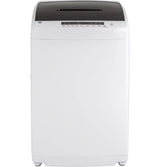 GE Space-Saving 2.8 cu. ft. Capacity Stationary Washer with Stainless Steel Basket - White (GNW128SSMWW)