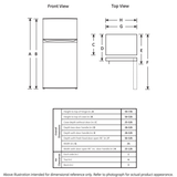 GE 11.6 cu. ft. Top-Freezer Refrigerator - White (GPE12FGKWW)
