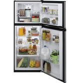 GE 24-Inch 11.6 cu. ft. Top-Freezer Refrigerator - Stainless Steel (GPE12FSKSB)