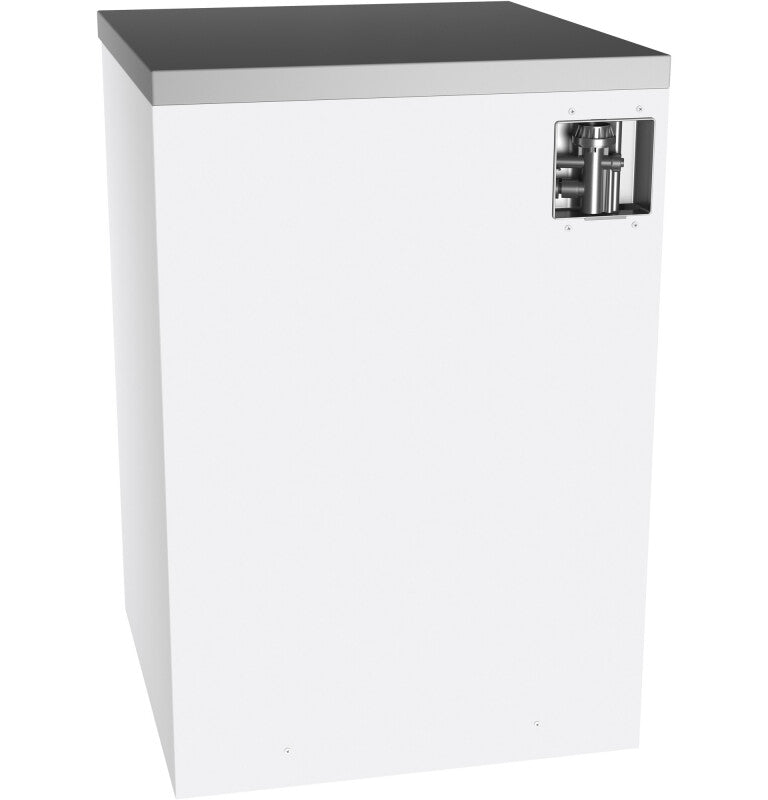 GE 24" Stainless Steel Interior Portable Dishwasher with Sanitize Cycle - White (GPT225SGLWW)