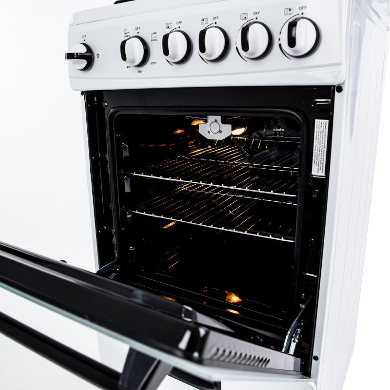 AVANTI Avanti 20" Compact Gas Range Oven - White / 2.1 cu. ft. -  (GR2011CW)