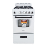 AVANTI Avanti 20" Compact Gas Range Oven - White / 2.1 cu. ft. -  (GR2011CW)