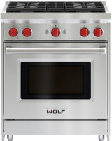 Wolf 30" Gas Range - Stainless Steel (GR304)