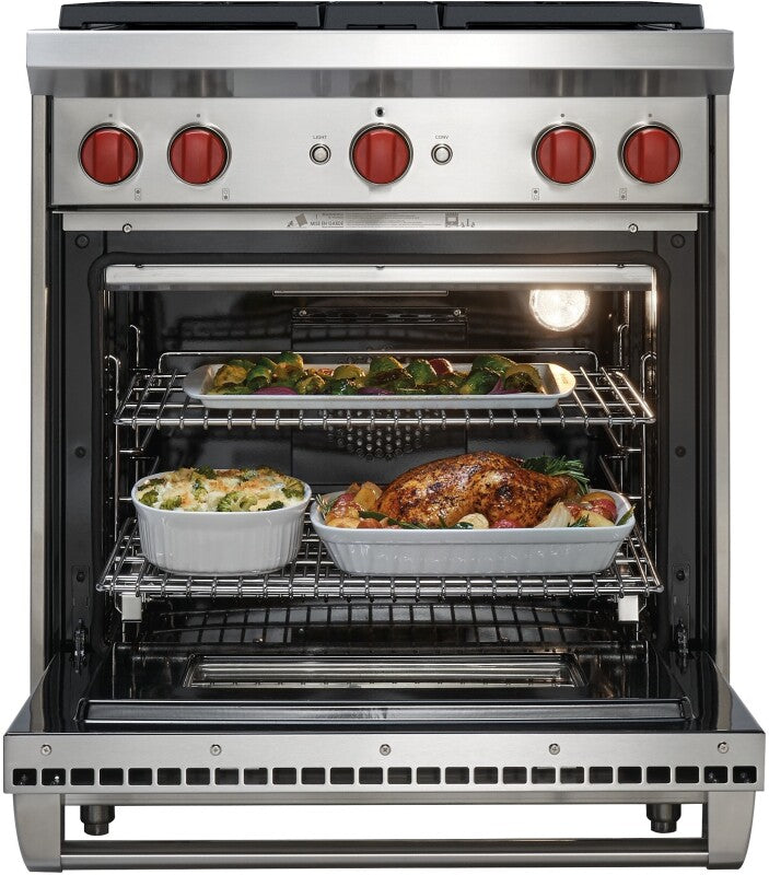 Wolf 30" Gas Range - Stainless Steel (GR304LP)