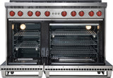 Wolf 48" Gas Range - 4 Burners, Infrared Charbroiler and Infrared Griddle - Stainless Steel (GR484CG)